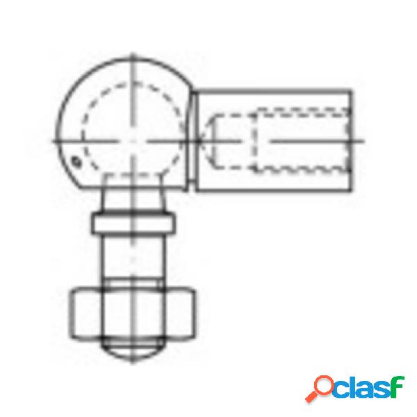 TOOLCRAFT Giunto snodato DIN 71802 in acciaio zincato 25 pz