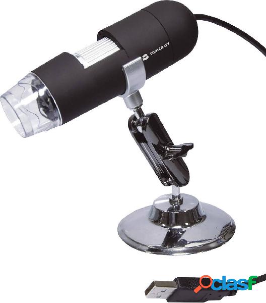 TOOLCRAFT Microscopio USB 2 MPixel Zoom digitale (max.): 200