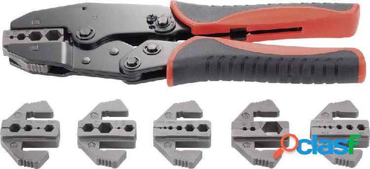 TOOLCRAFT PZ-505 818645 Pinza crimpatrice 7 parti Connettore