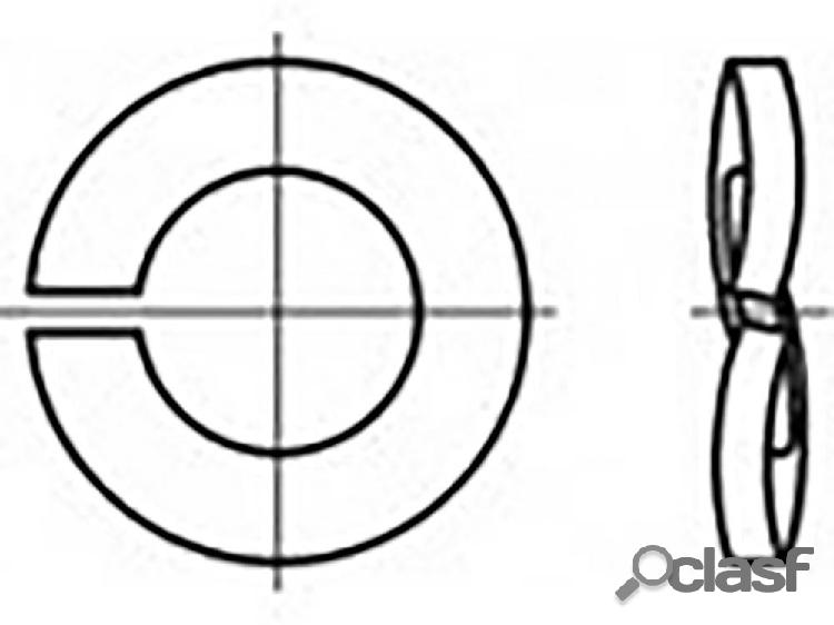 TOOLCRAFT TO-6854352 Rondelle spaccate Diam int: 4 mm DIN
