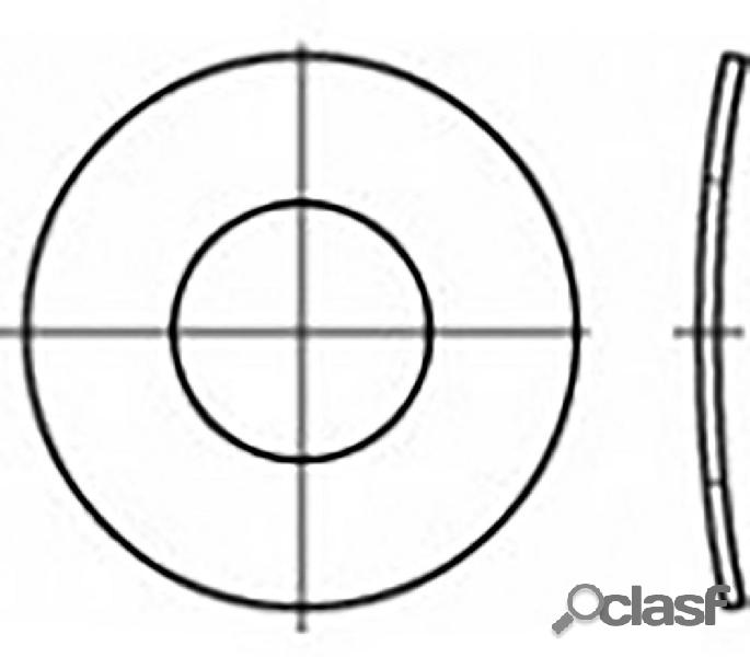 TOOLCRAFT TO-6854433 Rondelle elastiche Diam int: 4 mm DIN