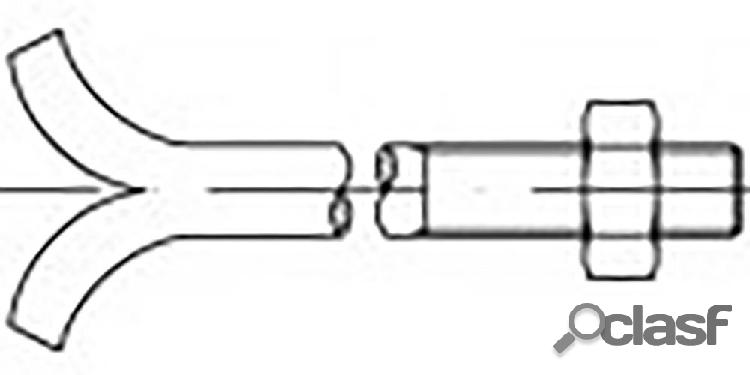 TOOLCRAFT TO-6855267 Bulloni per muratura M8 80 mm DIN 529