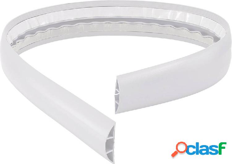 TRU COMPONENTS Ponte passacavi 1565440 PVC Bianco Numero