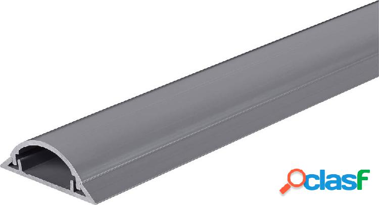 TRU COMPONENTS Ponte passacavi 1568193 PVC Grigio Numero