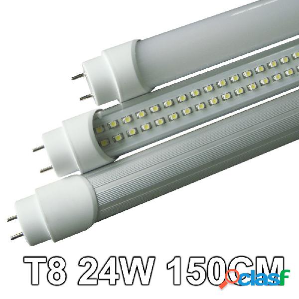 TUBO NEON LED 24W 150 CM ATTACCO T8 SMD LED LUCE BIANCA