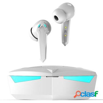 TWS Bluetooth Gaming Earphones with Microphone P36 - White