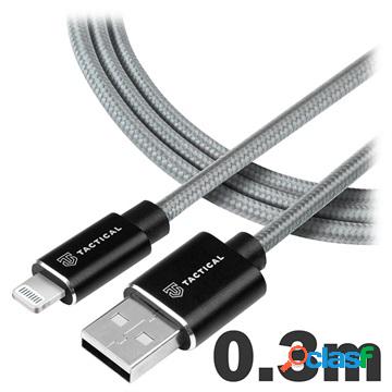 Tactical Fast Rope Charging Cable - USB-A/Lightning - 0.3m