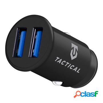 Tactical LZ-337 doppio caricatore da auto USB - 2.4A - Nero