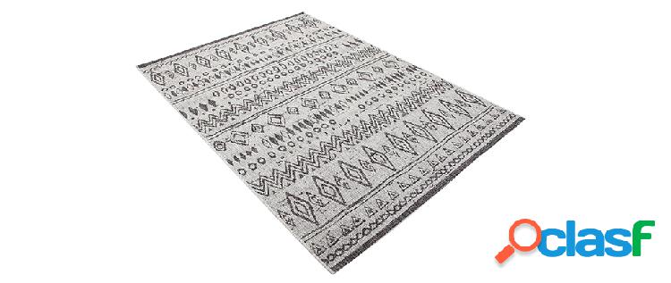 Tappeto stile berbero grigio 160 x 230 cm MEA