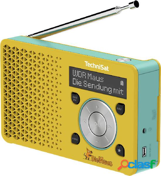 TechniSat DIGITRADIO 1 Maus Edition Radio tascabile DAB+, FM
