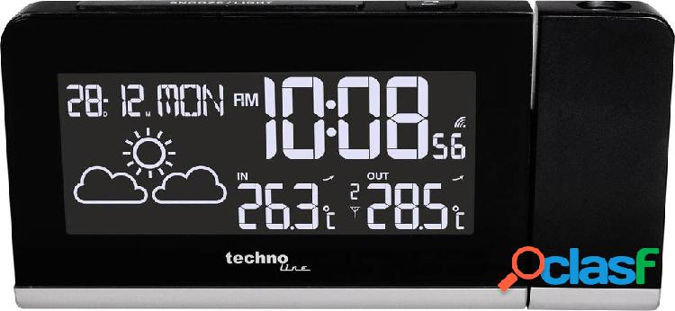 Techno Line WT 539 Radiocontrollato Sveglia digitale Nero