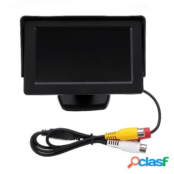 Telecamera per retrovisione per auto wireless 2.4G + 4.3