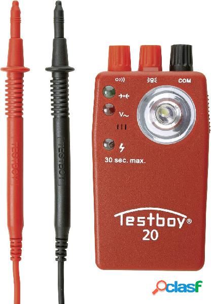 Testboy 20 Plus Tester continuità CAT II 300 V LED,