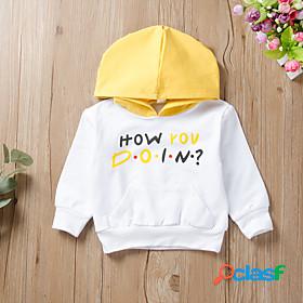 Toddler Girls Hoodie Sweatshirt Long Sleeve Graphic Print