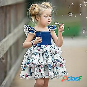 Toddler Little Girls' Dress Floral Daily Holiday A Line