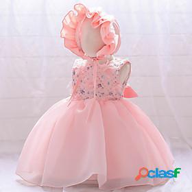 Toddler Little Girls Dress Plain Special Occasion Daily