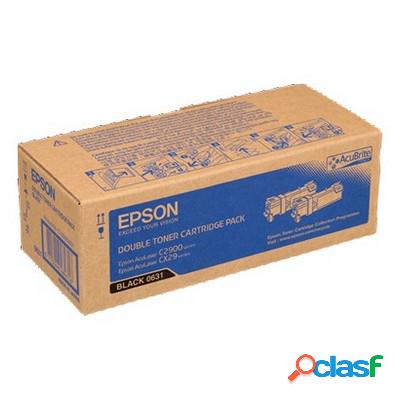Toner Epson C13S050631 (Conf. da 2 pz.) originale NERO