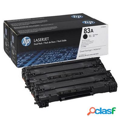 Toner Hp CF283AD (Conf. da 2 pz.) originale NERO