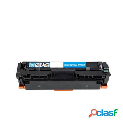 Toner Hp W2031XNC 415X SENZA CHIP compatibile CIANO