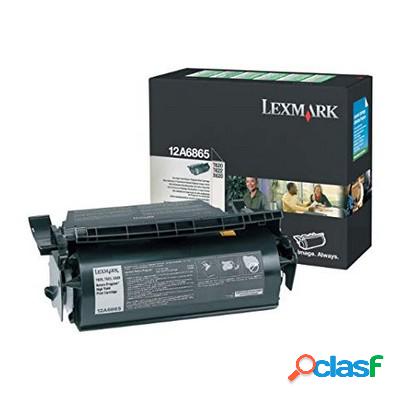 Toner Lexmark 12A6865 originale NERO