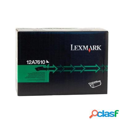 Toner Lexmark 12A7610 originale NERO