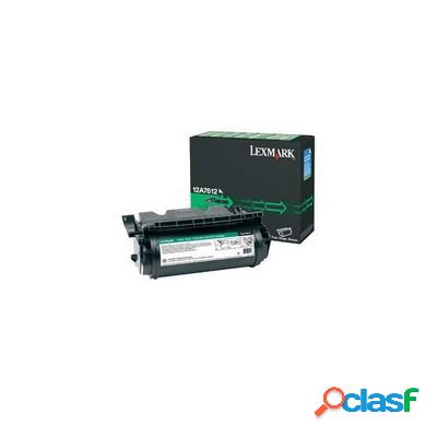 Toner Lexmark 12A7612 originale NERO