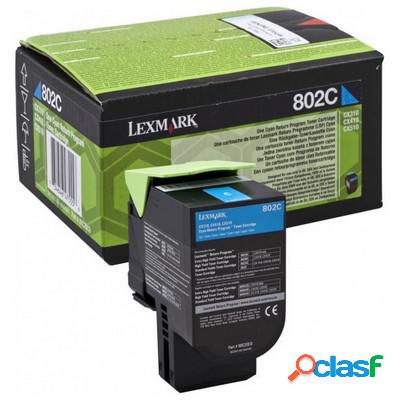 Toner Lexmark 70C20C0 originale CIANO