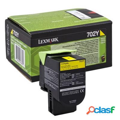 Toner Lexmark 70C20Y0 originale GIALLO