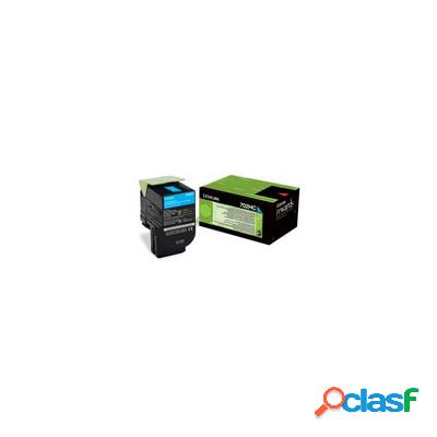 Toner Lexmark 70C2HC0 originale CIANO