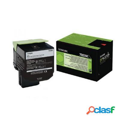 Toner Lexmark 70C2XK0 702XK originale NERO