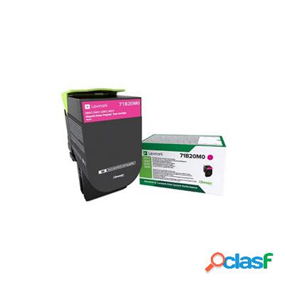 Toner Lexmark 71B20M0 originale MAGENTA