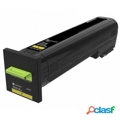 Toner Lexmark 72K0X40 originale GIALLO