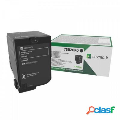 Toner Lexmark 75B20K0 originale NERO