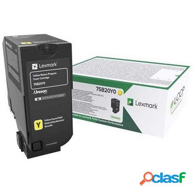 Toner Lexmark 75B20Y0 originale GIALLO