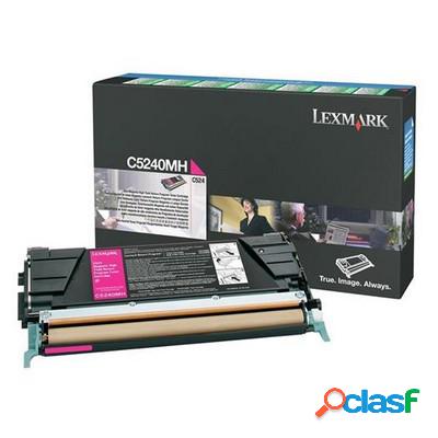 Toner Lexmark C5240MH originale MAGENTA