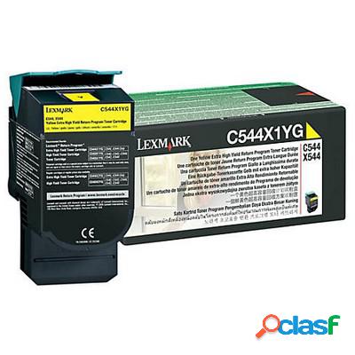 Toner Lexmark C544X1YG originale GIALLO