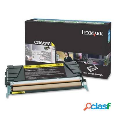 Toner Lexmark C746A1YG originale GIALLO