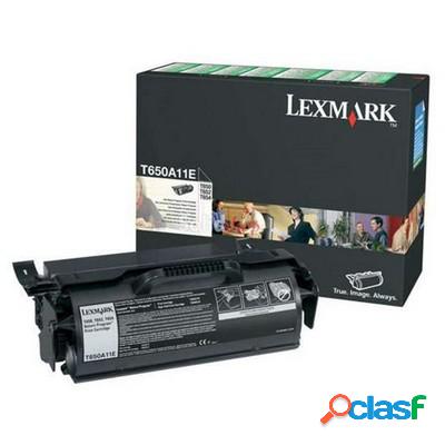 Toner Lexmark T650A11E originale NERO