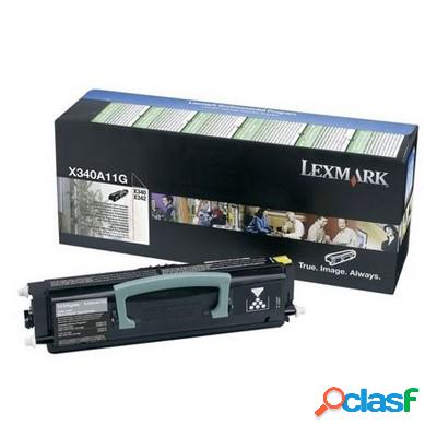 Toner Lexmark X340A11G originale NERO