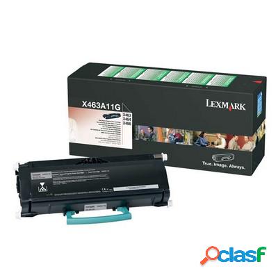 Toner Lexmark X463A11G originale NERO