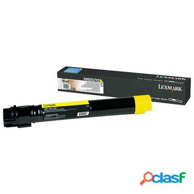 Toner Lexmark X950X2YG originale GIALLO