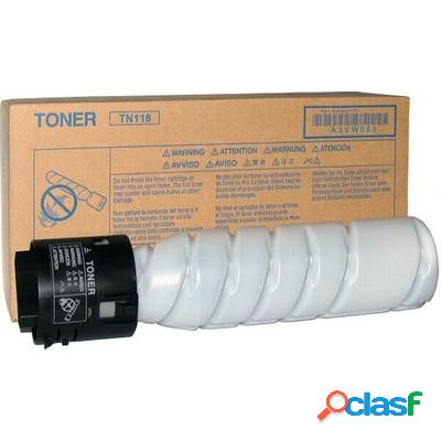 Toner Minolta A3VW050 TN118 originale NERO