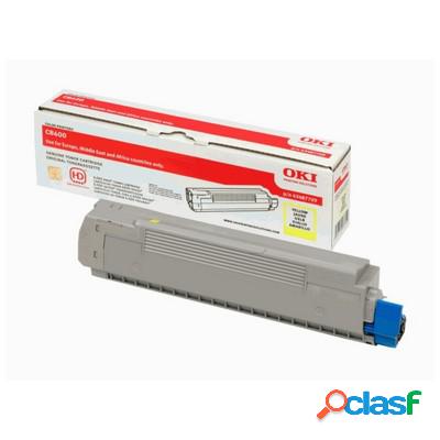 Toner Oki 43487709 originale GIALLO