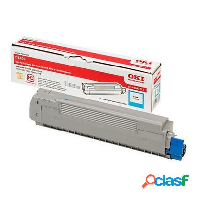 Toner Oki 43487711 originale CIANO