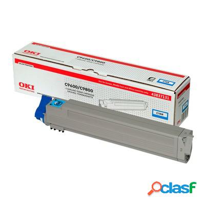 Toner Oki 43837131 originale CIANO