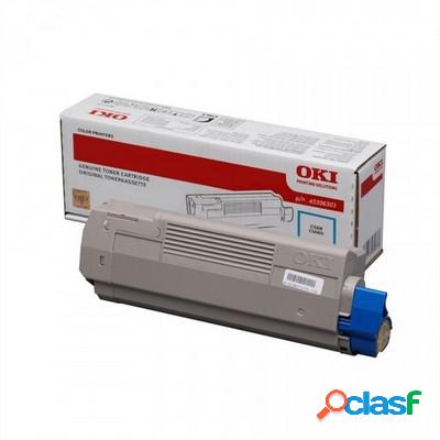 Toner Oki 45396303 originale CIANO