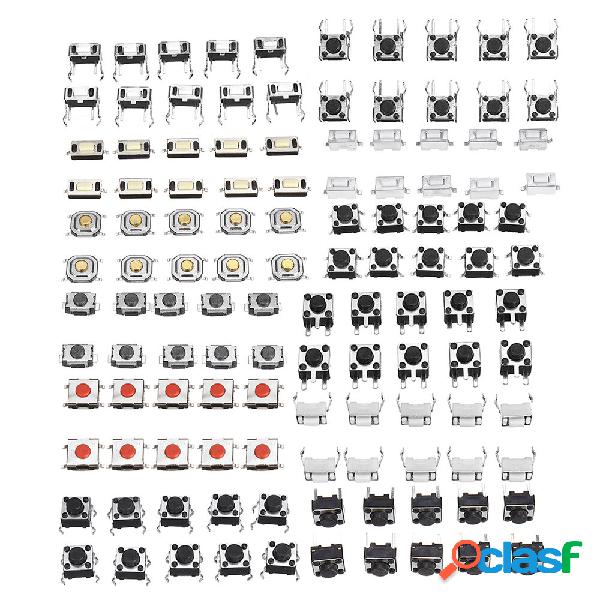 Totale 120 pezzi Tactile Tactile Mini pacchetto interruttore