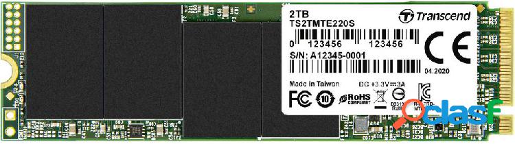 Transcend 220S 2 TB SSD interno NVMe/PCIe M.2 M.2 NVMe PCIe