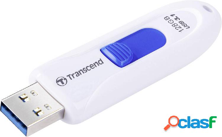 Transcend JetFlash® 790 Chiavetta USB 128 GB Bianco, Blu