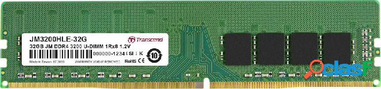 Transcend Modulo di memoria PC JetRam JM3200HLE-32G 32 GB 1